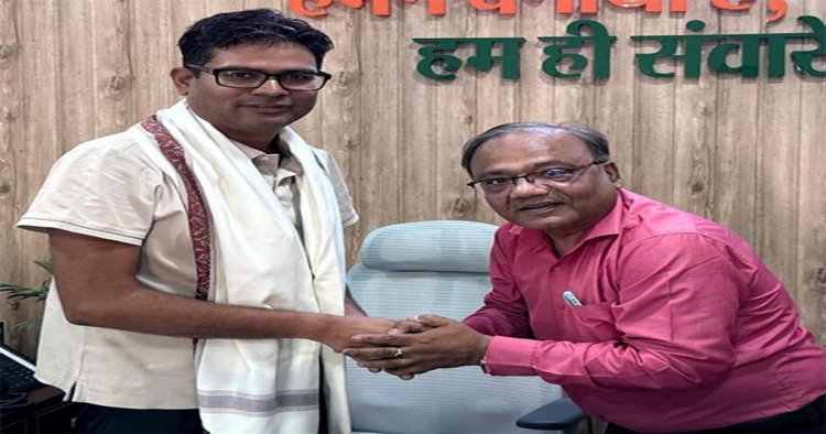 वित्तमंत्री चौधरी से मिले कुलपति प्रो. दयाल, विवि को वित्तीय व शासकीय सहयोग का मिला आश्वासन