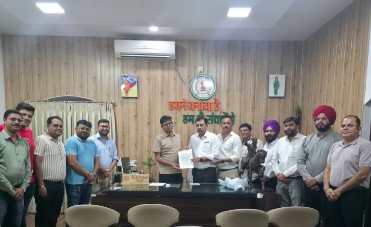 भारतीय व्यापार महोत्सव 2026 को लेकर CAIT प्रतिनिधिमंडल ने वित्त मंत्री  ओपी चैधरी से की मुलाकात