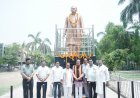 पूर्व राविप्रा अध्यक्ष स्वर्गीय  नर सिंह मण्डल को पुण्यतिथि पर निगम संस्कृति विभाग अध्यक्ष अमर गिदवानी, सतनामी समाज पदाधिकारियों ने किया सादर नमन