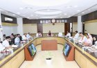 मुख्यमंत्री  विष्णुदेव साय की अध्यक्षता में मंत्रालय महानदी भवन में केबिनेट की बैठक प्रारंभ