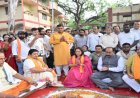 उप मुख्यमंत्री अरुण साव ने 2500 किलोलीटर क्षमता के पानी टंकी निर्माण का किया भूमिपूजन