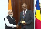 सेशेल्स के राष्ट्रपति हर्मिनी ने पीएम मोदी को ‘गार्डियन ऑफ द ब्लू होराइजन’ उपाधि से सम्मानित किया
