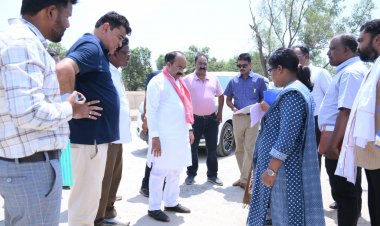 उप मुख्यमंत्री  अरुण साव के बस्तर प्रवास का दूसरा दिन : मिशन अमृत, राष्ट्रीय राजमार्ग और तालाब सौंदर्यीकरण कार्यों का किया निरीक्षण