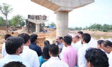 दंतेवाड़ा को भारी वाहनों के दबाव से मिलेगी मुक्ति, दिसम्बर तक पूरा होगा बायपास सड़क और पुल का काम