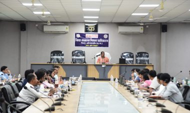 कलेक्टर ने समय-सीमा की बैठक में योजनाओं की प्रगति की समीक्षा की
