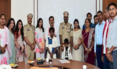 शौर्य चक्र से सम्मानित वीर जवानों से मिले उप मुख्यमंत्री शर्मा