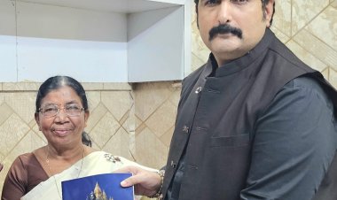 भाजपा प्रदेश प्रवक्ता अमित चिमनानी के निज कार्यालय पहुंची पद्मश्री डॉ. बुधरी ताती हुआ आत्मीय अभिनन्दन, अमित ने चार दशकों की सेवा को सराहा