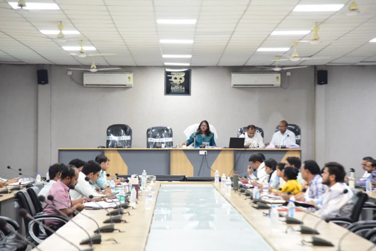 कलेक्टर ने समय-सीमा की बैठक में योजनाओं की प्रगति की समीक्षा की