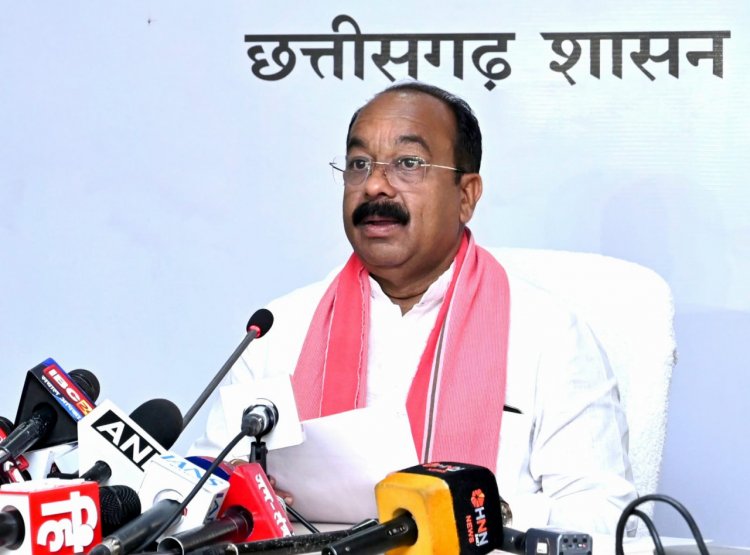 उप मुख्यमंत्री  अरुण साव ने कैबिनेट की बैठक में लिए गए निर्णयों की जानकारी दी
