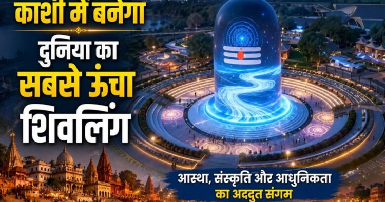 काशी में बनेगा दुनिया का सबसे ऊंचा शिवलिंग, 100 करोड़ की लागत से 20 एकड़ में तैयार होगा भव्य शिव थीम पार्क