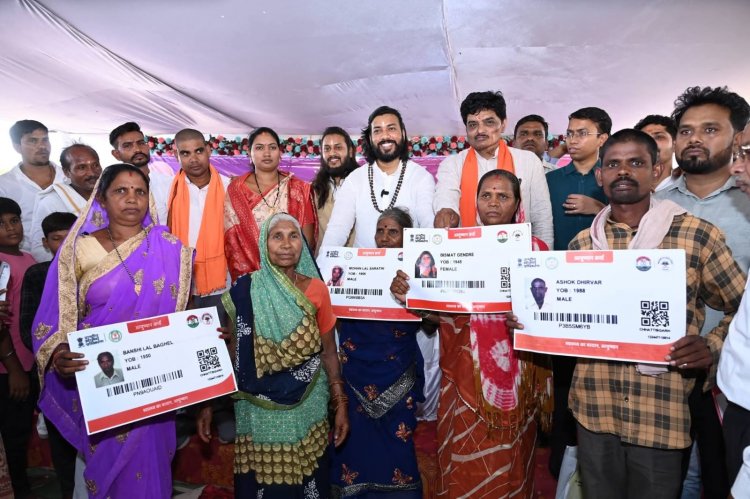 प्रधानमंत्री नरेंद्र मोदी के जनसेवा, सुशासन और विकास के 12 स्वर्णिम वर्ष पूर्ण, मंत्री गुरु खुशवंत साहेब ने शिविर से दी शुभकामनाएं।