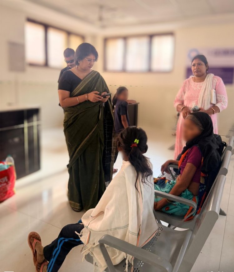  डॉ .वर्णिका शर्मा की पहल से गंभीर रूप से बीमार बालिका को मिला एम्स रायपुर में उपचार