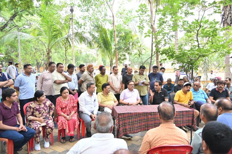 महावीर उद्यान बनेगा नागरिक सुविधाओं का आदर्श केंद्र, लापरवाही पर नहीं होगी कोई रियायत : राजेश मूणत
