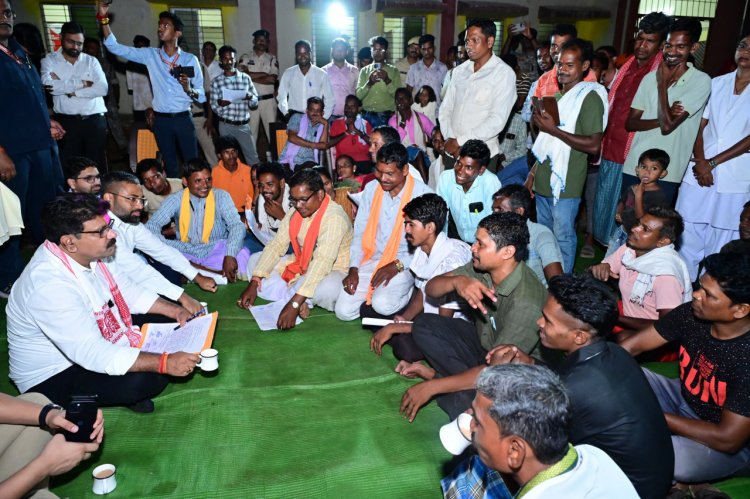 किसकोड़ो, जहां कभी लगती थी नक्सलियों की चौपाल, वहीं उप मुख्यमंत्री श्री शर्मा ने लगाई जनचौपाल
