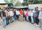 बृजेश अग्रवाल (राजा) के नेतृत्व में किशोर महानंद का भव्य स्वागत किया गया।