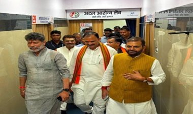 स्वास्थ्य मंत्री ने महारानी अस्पताल का किया औचक निरीक्षण