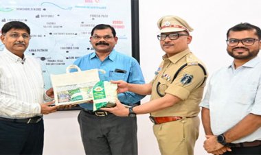 महिला स्व-सहायता समूहों के विष्णु भोग चावल की खुशबू पहुंची पुलिस मुख्यालय तक