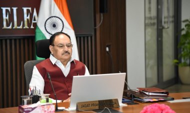 जेपी नड्डा ने केरल के स्वास्थ्य मंत्री के. मुरलीधरन के साथ वर्चुअल समीक्षा बैठक की