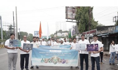 स्वस्थ जीवन के प्रति जागरूकता का संदेश: मल्टिफाई सॉल्यूशंस एवं श्री राम इंश्योरेंस ब्रोकर ने निकाली हेल्थ रैली