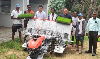 गौरेला-पेंड्रा-मरवाही : सुशासन तिहार-2026 : किसान की मांग का हुआ त्वरित निराकरण, अनुदान पर मिली रोपा लगाने की मशीन