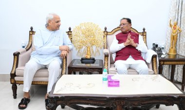 मुख्यमंत्री  विष्णुदेव साय से लघु उद्योग भारती के प्रतिनिधिमंडल ने की सौजन्य मुलाकात: 14वें इंडिया इंडस्ट्रियल फेयर की तैयारियों पर हुई चर्चा