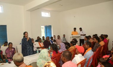 बड़े बेन्दरी  में 36.01 लाख के स्वास्थ्य व सांस्कृतिक भवन का भूमिपूजन-लोकार्पण