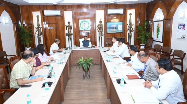 मुख्यमंत्री  विष्णु देव साय ने खरीफ-2026 एवं संभावित अल्प वर्षा की तैयारियों की उच्चस्तरीय समीक्षा की