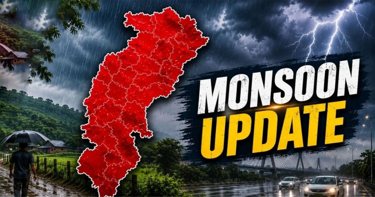 CG Weather : छत्तीसगढ़ में मानसून का असर तेज, अगले 1 हफ्ते तक बारिश की संभावना, कई जिलों में अलर्ट जारी