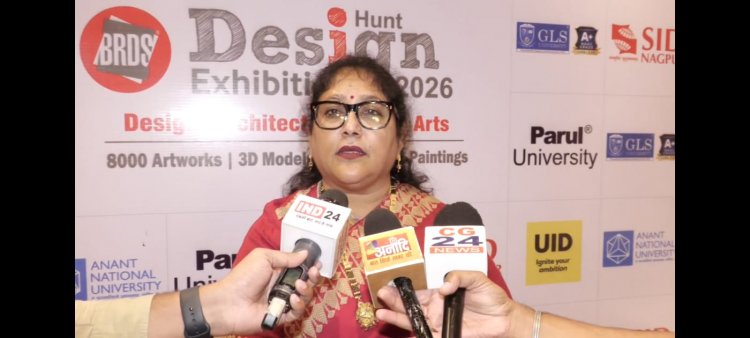 रायपुर में आयोजित BRDS डिज़ाइन प्रदर्शनी 2026 युवाओं की रचनात्मकता और डिज़ाइन प्रतिभा का भव्य मंच बनकर उभरी।
