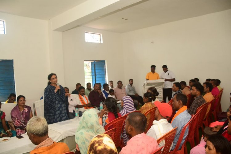 बड़े बेन्दरी  में 36.01 लाख के स्वास्थ्य व सांस्कृतिक भवन का भूमिपूजन-लोकार्पण