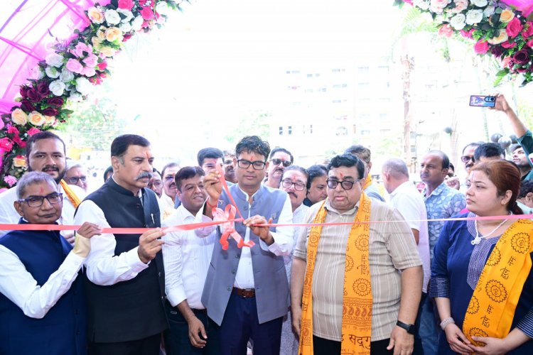 वित्त मंत्री ओपी चौधरी ने किया जीके इलेक्ट्रिक शोरूम का शुभारंभ
