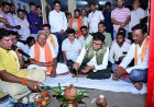 रायगढ़ के वार्ड क्रमांक 34 में आर.सी.सी. नाली निर्माण कार्य का शिलान्यास