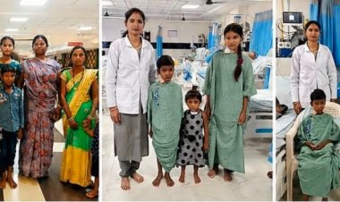 चिरायु टीम की पहल से तीन बच्चों को मिला नया जीवन