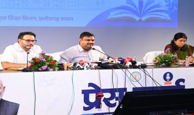 स्कूल शिक्षा विभाग की उपलब्धियों पर मंत्री गजेंद्र यादव ने की प्रेस कॉन्फ्रेंस, दो वर्षों के कार्यों का रखा लेखा-जोखा