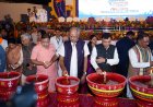 विधायक  सुनील सोनी  आज इंडोर स्टेडियम, रायपुर में  मुख्यमंत्री  विष्णु देव साय  के साथ श्रमिक महासम्मेलन के कार्यक्रम में शामिल हुए।