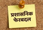 ब्रेकिंग : राजस्व विभाग में बड़े पैमाने पर फेरबदल, 60 पटवारियों के हुए तबादले, देखें जंबो ट्रांसफर लिस्ट…!!