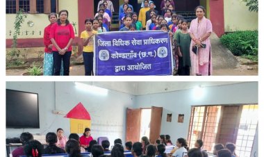 छात्राओं को बताए कानूनी अधिकार, अपराध के खिलाफ सजग रहने का दिया संदेश