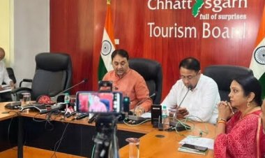 हमारा लक्ष्य वर्ष 2028 तक छत्तीसगढ़ को राष्ट्रीय एवं अंतरराष्ट्रीय पर्यटन मानचित्र पर नई पहचान दिलाना है-टूरिज्म बोर्ड के अध्यक्ष नीलू शर्मा