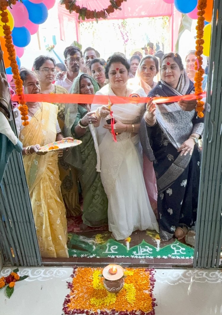 डॉ ममता साहू जी,अध्यक्ष छत्तीसगढ़ राज्य महिला आयोग ने किया ग्राम बोडेना, विकासखंड-गुण्डरदेही, जिला बालोद* में आंगनबाड़ी केंद्र क्रमांक-1 का लोकार्पण किया