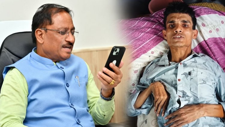  मुख्यमंत्री की संवेदनशील पहल- शशिकांत को एम्स रायपुर में कराया भर्ती