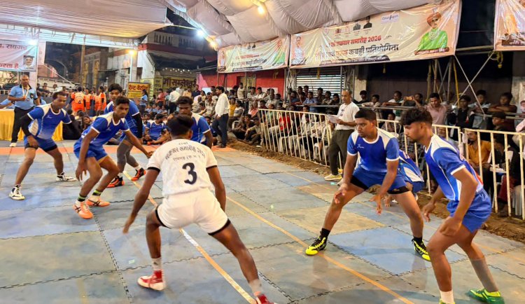 चक्रधर समारोह में कबड्डी का रोमांच, 25 टीमों ने दिखाया दमखम